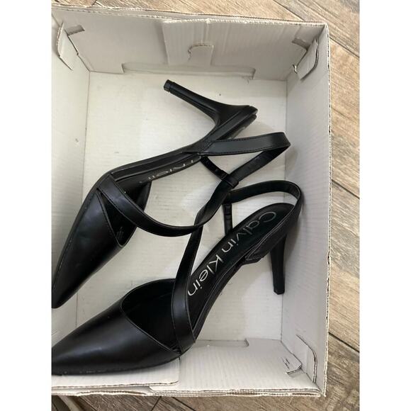 Calvin Klein Women's Faux Leather Pointed Toe Pumps High Heels Size 8.5 - Picture 7 of 16